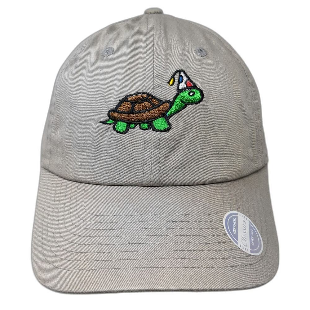 KBETHOS Baseball Cap Gray One Size Turtle Party Animal Adjustable Slideback Hat